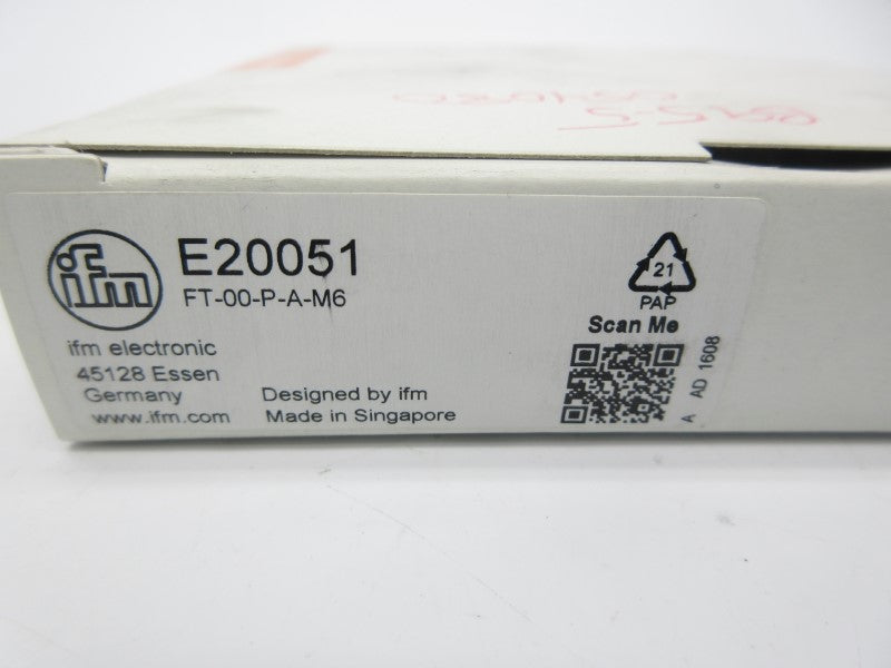 IFM EFECTOR E20051 FT-00-P-A-M6 NSMP
