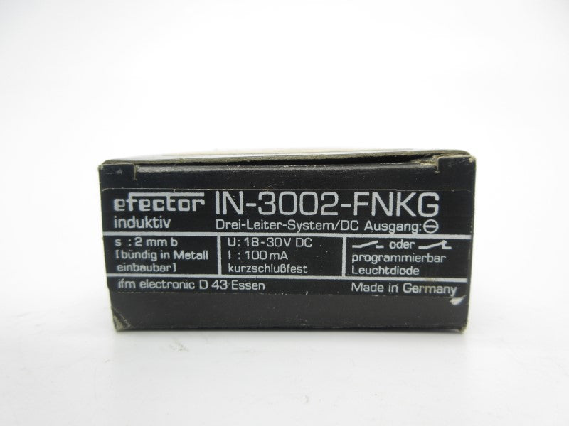 IFM EFECTOR IN-3002-FNKG 18-30VDC NSMP