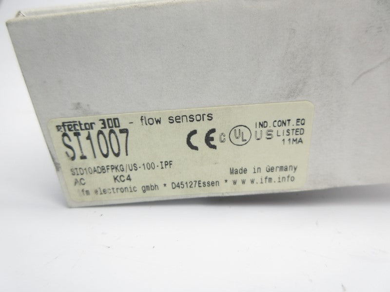 IFM EFECTOR SI1007 SID10ADBFPKG/US-100-IPF 20-36VDC NSMP