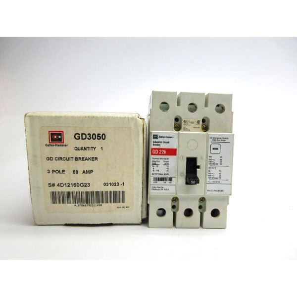CUTLER HAMMER GD3050 480V 50A NSMP