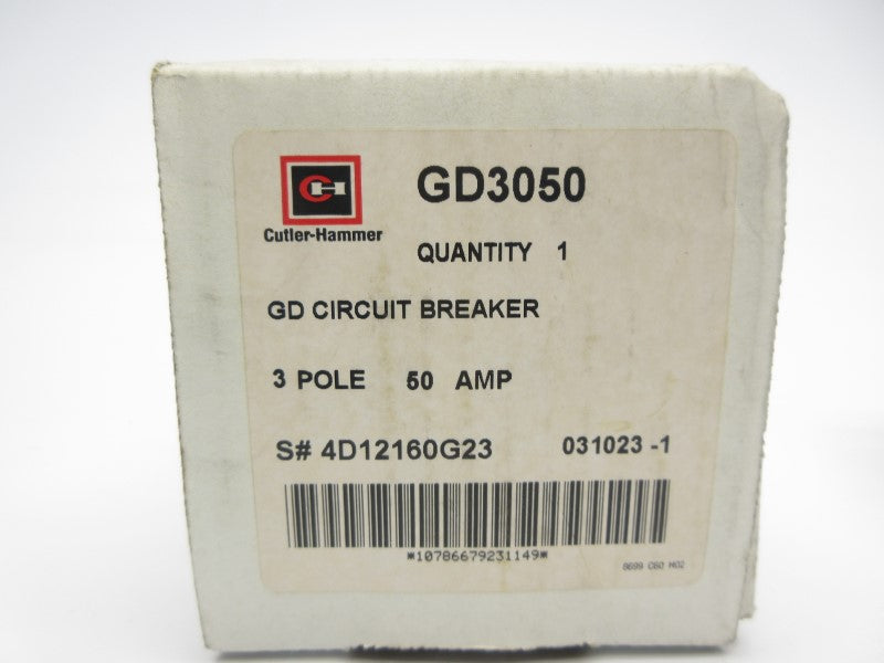 CUTLER HAMMER GD3050 480V 50A NSMP