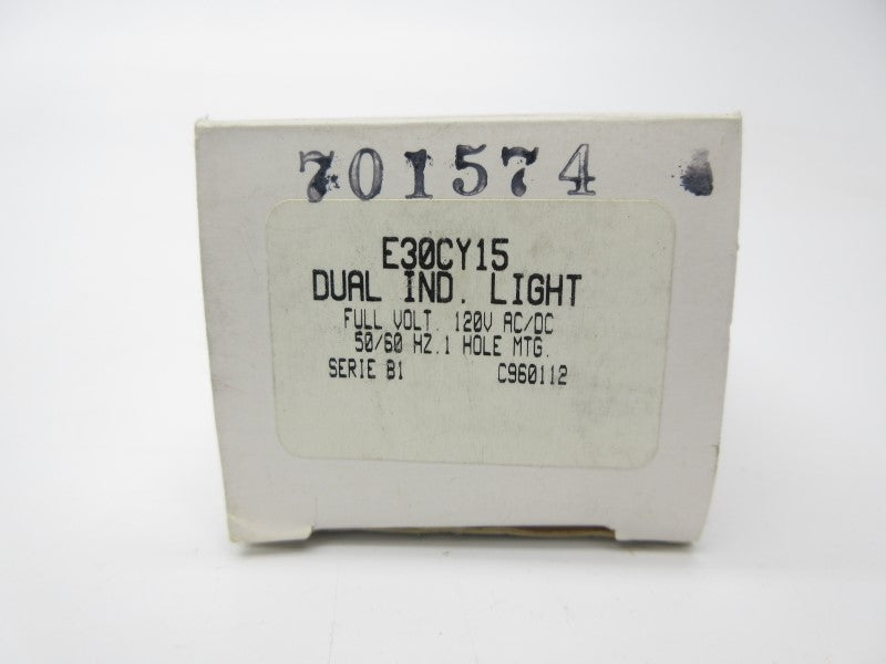CUTLER HAMMER E30CY15 SER. B1 120VAC/DC NSMP