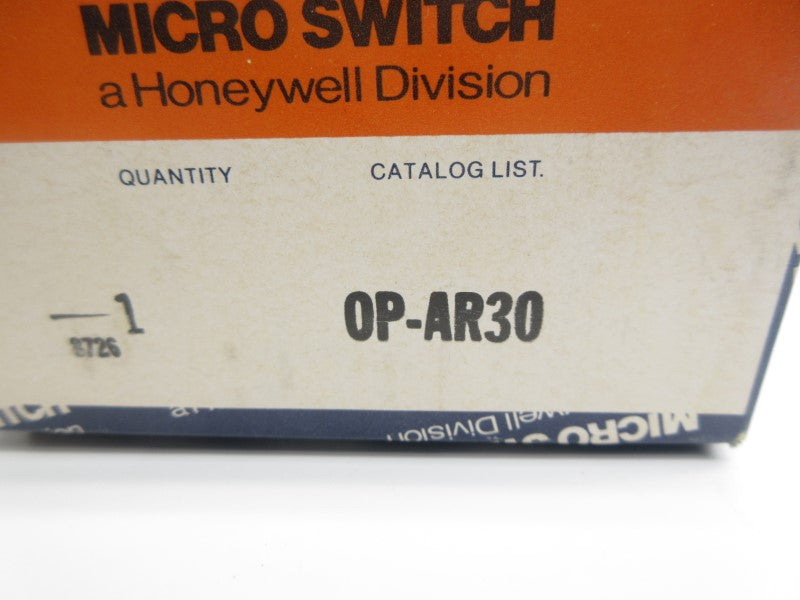 MICRO SWITCH OP-AR30 480VAC 15A (GREY) NSMP
