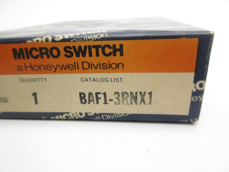 MICRO SWITCH BAF1-3RNX1 480VAC 20A (GREY) NSMP