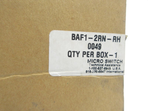 MICRO SWITCH BAF1-2RN-RH 480VAC 20A NSMP