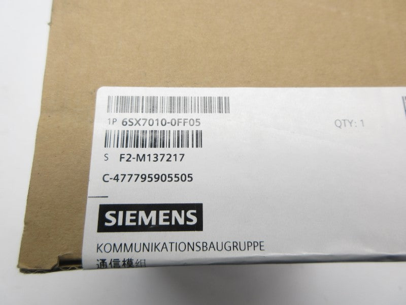 SIEMENS 6SX7010-0FF05 NSFS