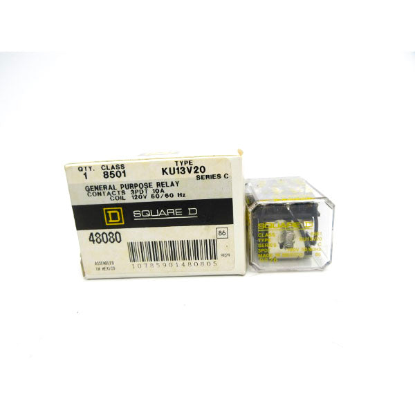 SQUARE D 8501KU13V20 SER. C 120V 10A NSMP