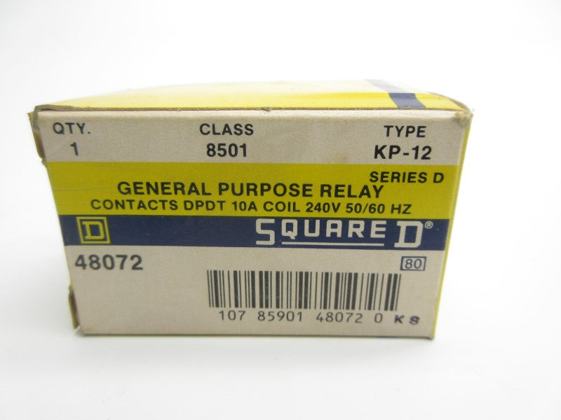 SQUARE D 8501KP-12 SER. D 240V 10A NSMP
