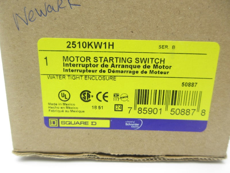 SQUARE D 2510KW1H SER. B 600V 30A NSMP