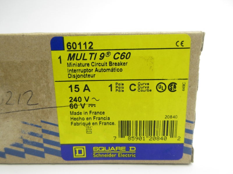 SQUARE D 60112 240V 15A NSMP