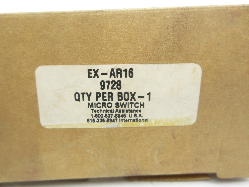 MICRO SWITCH EX-AR16 480VAC 15A NSMP