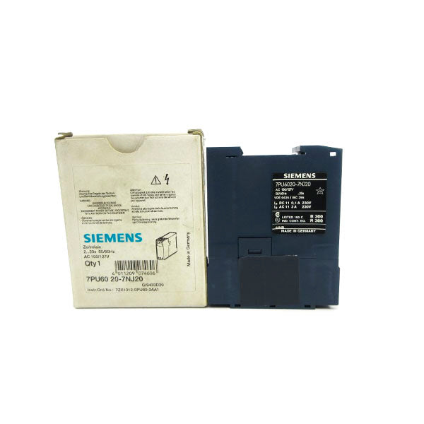 SIEMENS 7PU6020-7NJ20 100/127VAC 2-20S (AS PICTURED) NSMP