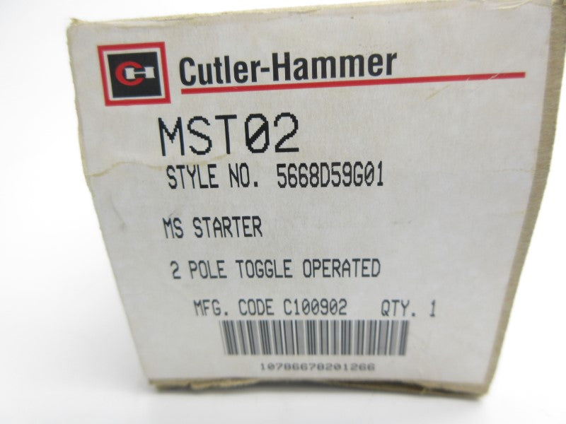 CUTLER HAMMER MST02 115-277VAC NSMP