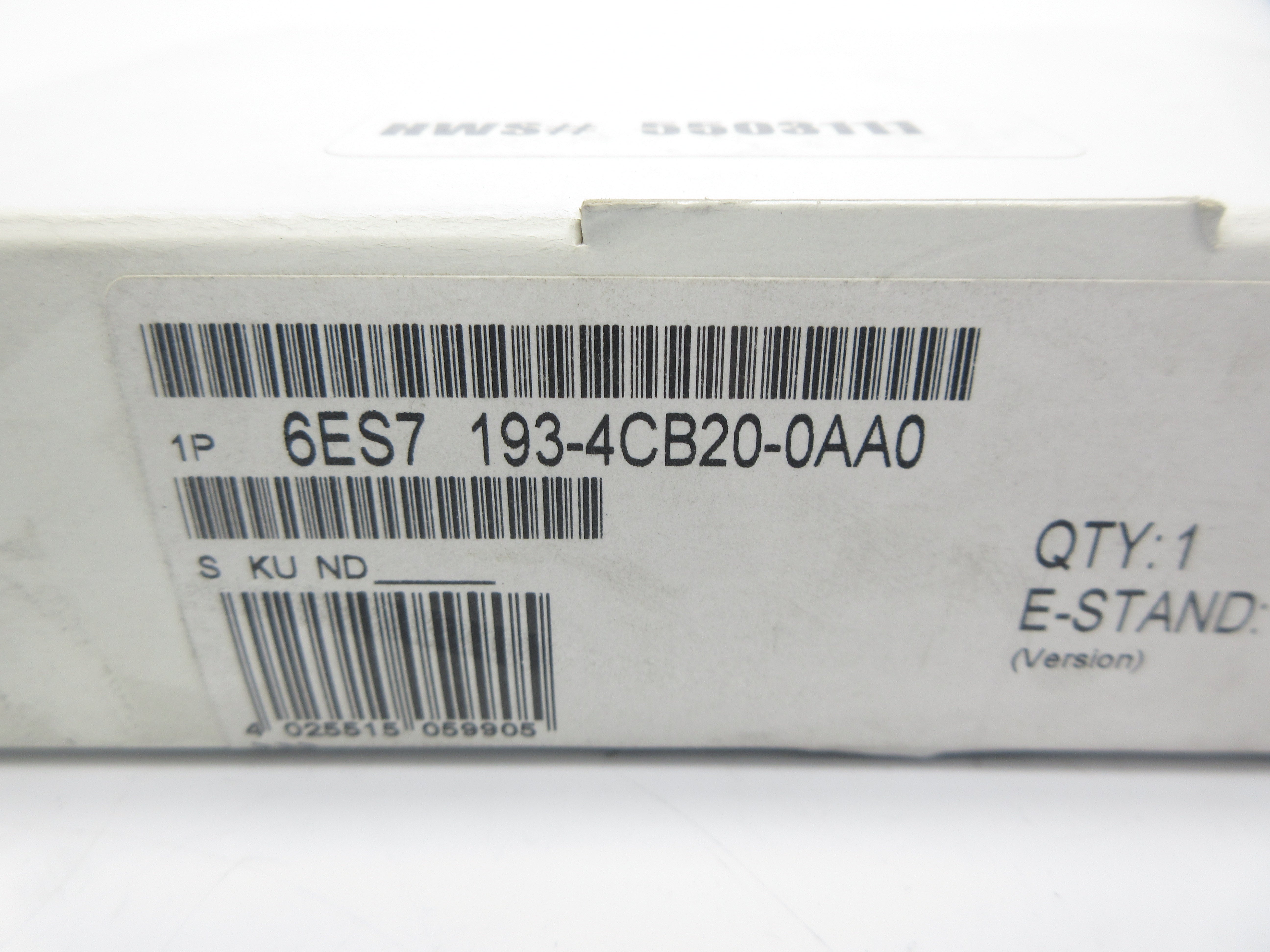 SIEMENS 6ES7 193-4CB20-0AA0 (PKG OF 5) NSMP