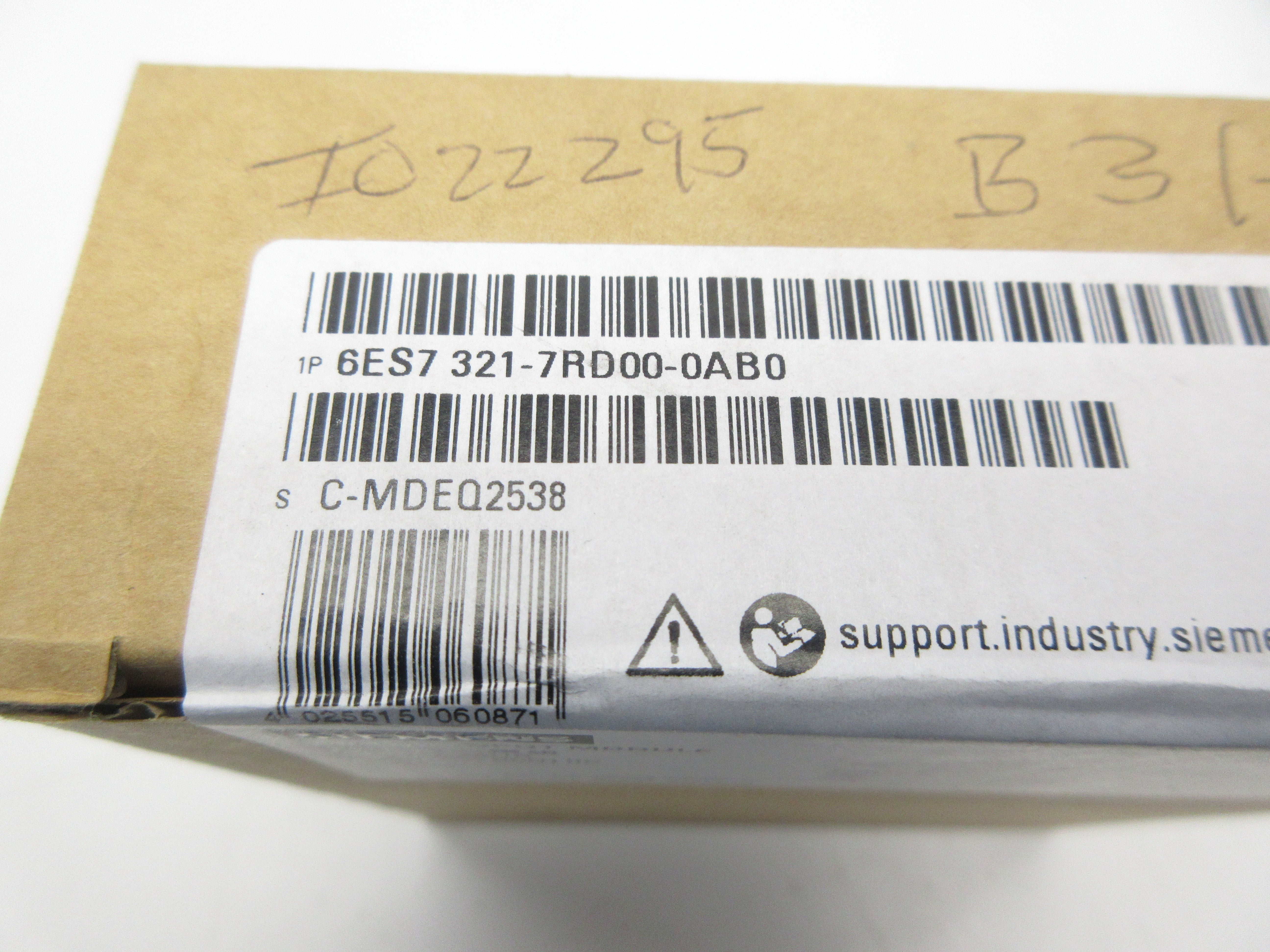 SIEMENS 6ES7321-7RD00-0AB0 NSFS
