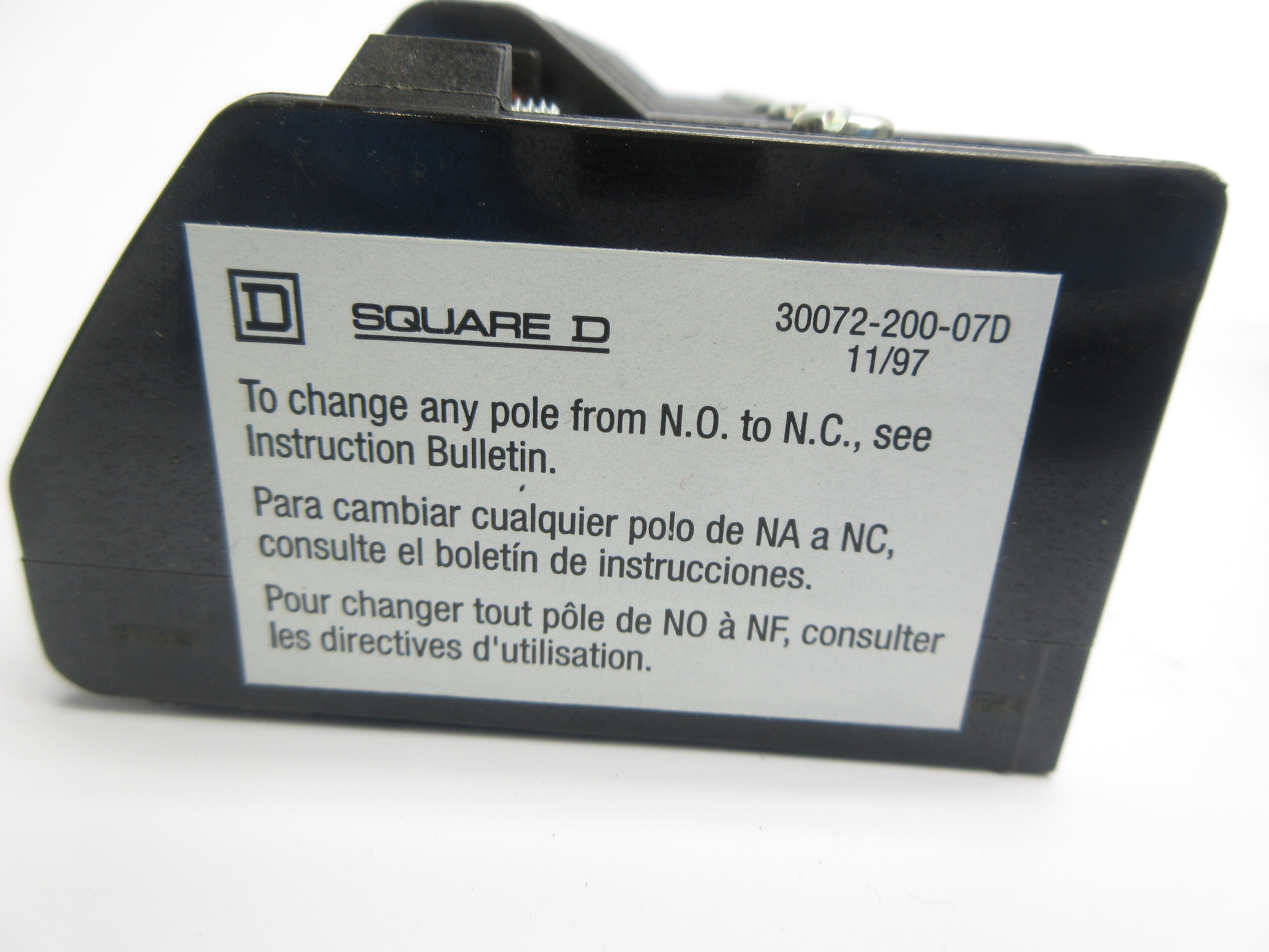 SQUARE D 30072-200-07D NSNP