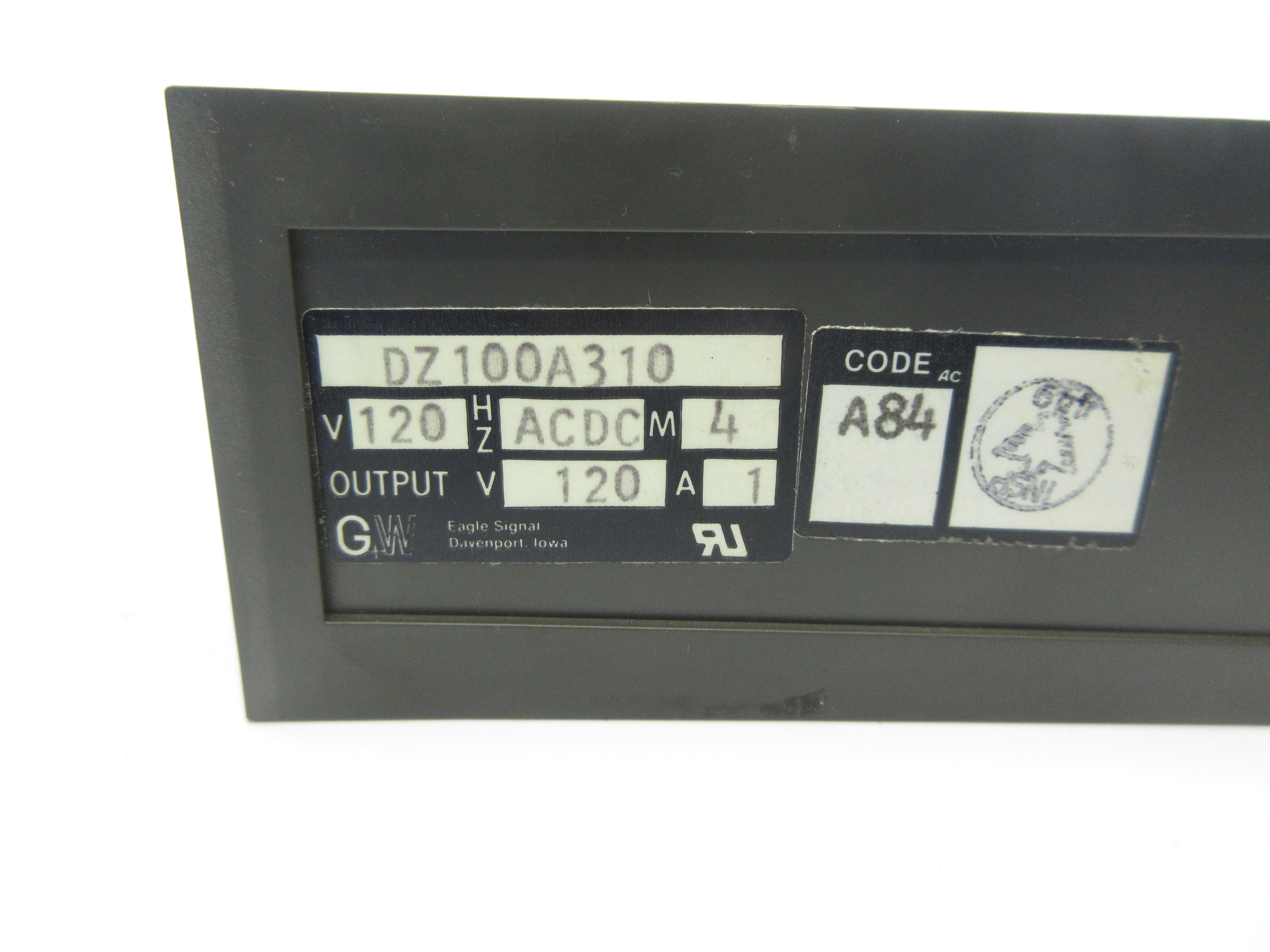 EAGLE SIGNAL DZ100A310 120VAC 1A UNMP