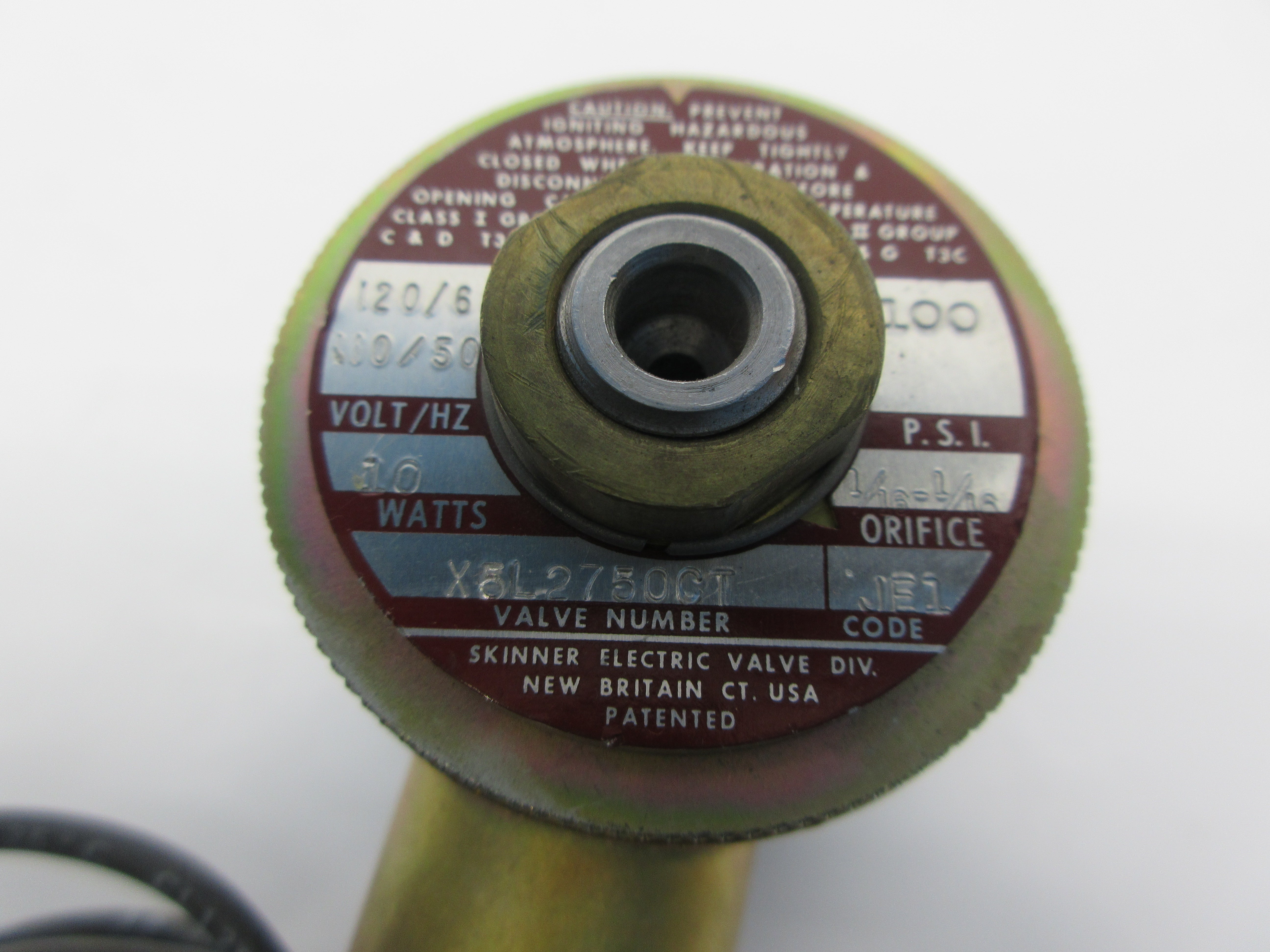 SKINNER ELECTRIC X5L2750CT 110/120V 100PSI 1/16" NSNP