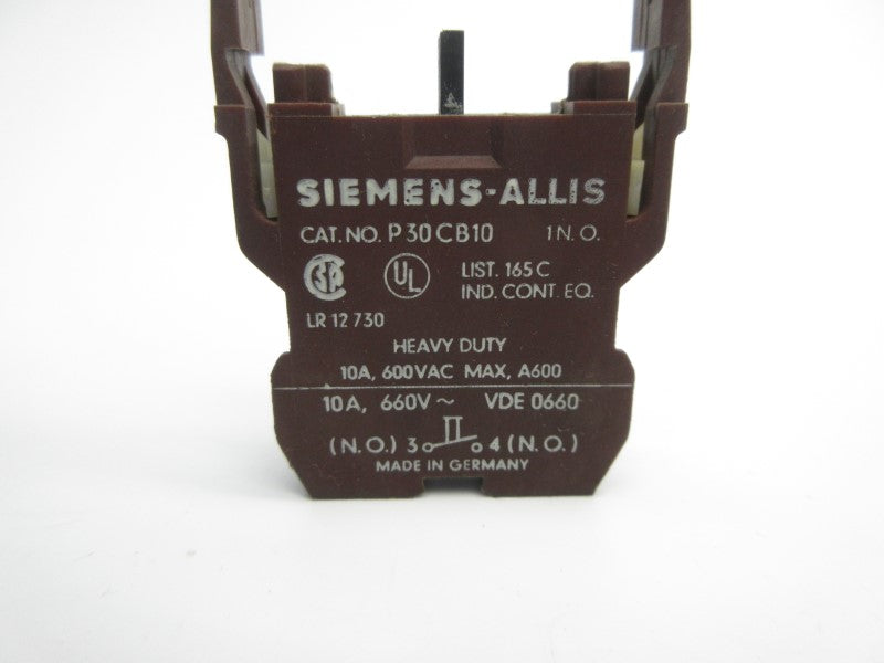 SIEMENS P30CB10 660VAC 10A NSNP