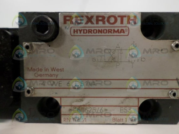 REXROTH 4WE6D51/A DIRECTIONAL CONTROL VALVE UNMP