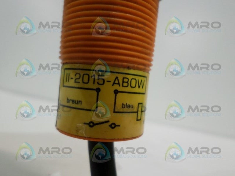 IFM EFECTOR II-2015-ABOW INDUCTIVE PROXIMITY SENSOR UNMP