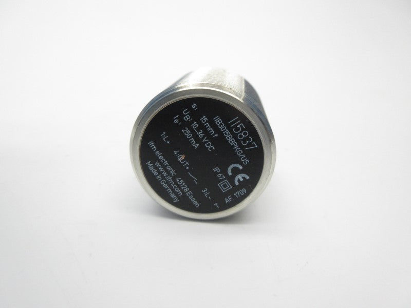 IFM EFECTOR II5837 IIB3015BBPKG/US 10-36VDC NSNP