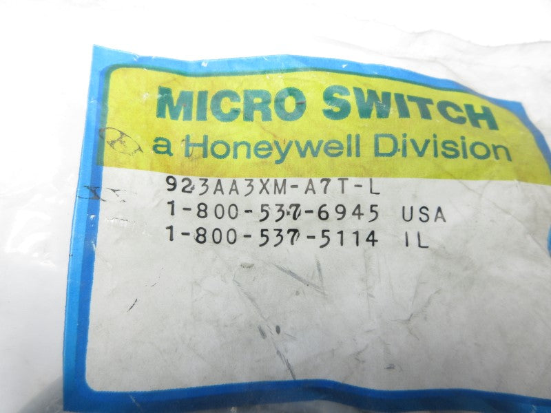MICRO SWITCH 923AA3XM-A7T-L NSMP