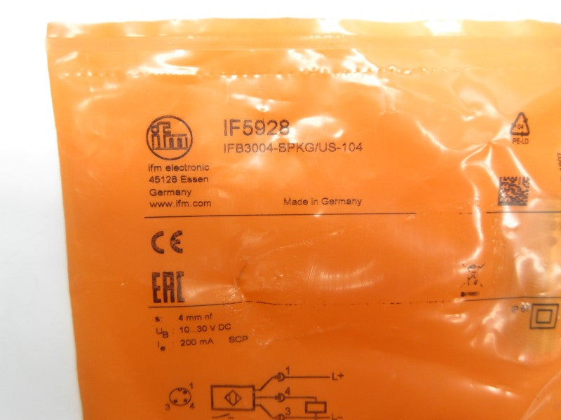 IFM EFECTOR IF5928 IFB3004-BPKG/US-104 10-30VDC NSMP