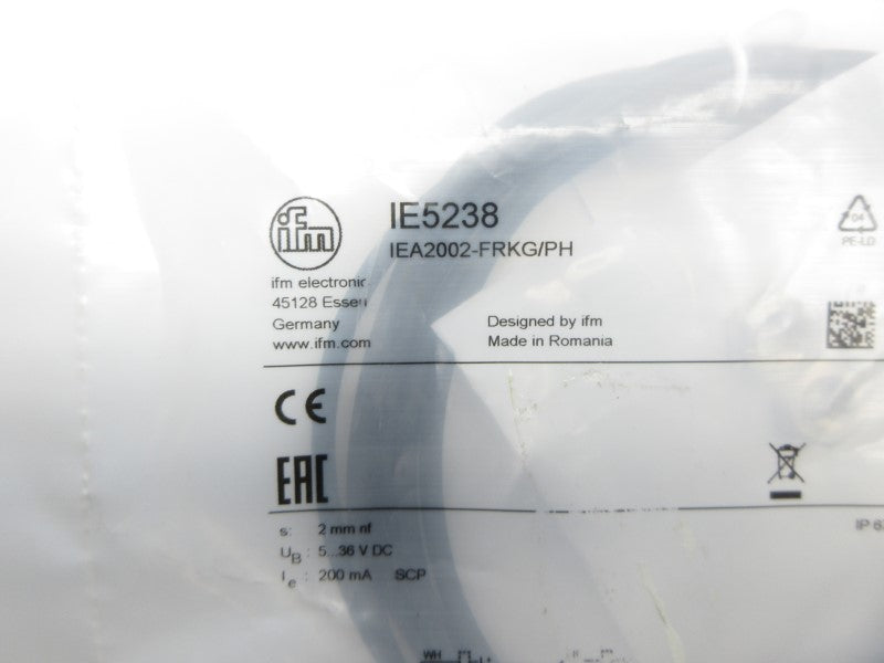 IFM EFECTOR IE5238 IEA2002-FRKG/PH 5-36VDC NSMP