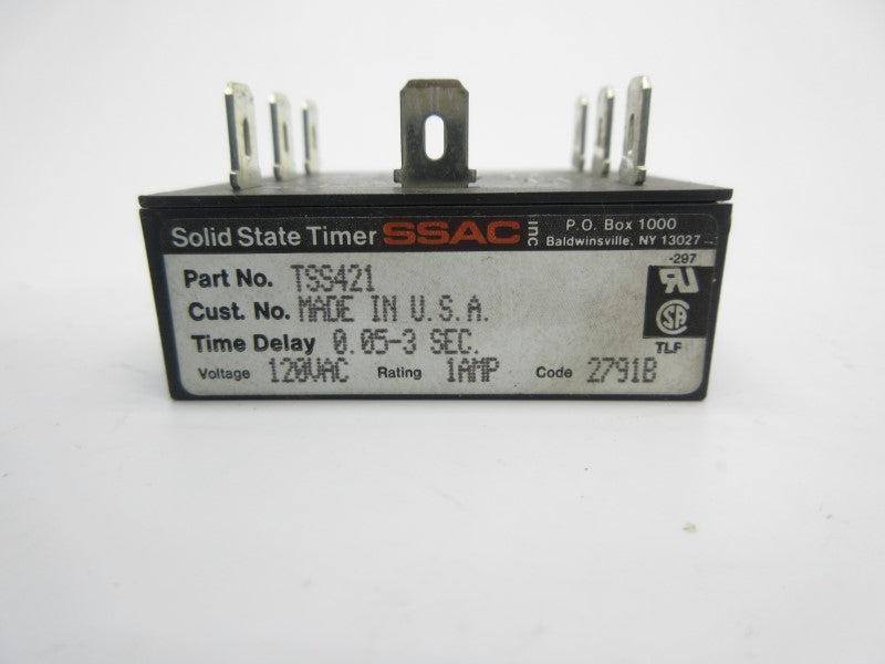 SSAC TSS421 120VAC 1A 0.05-3S UNMP