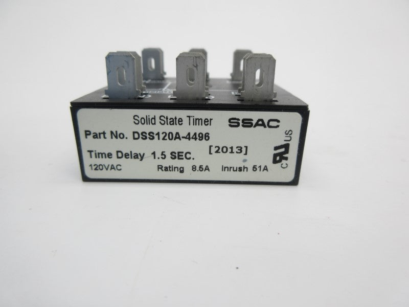 SSAC DSS120A-4496 120VAC 8.5A 1.5S UNMP