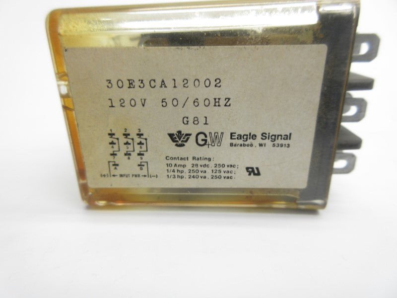 EAGLE SIGNAL 30E3CA12002 120V UNMP
