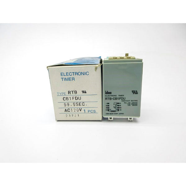IDEC RTB-CB1FDU 120VAC 10A 99.9S NSMP