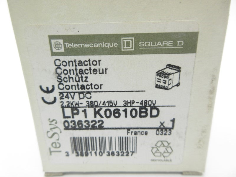 TELEMECANIQUE LP1K0610BD 24VDC NSMP