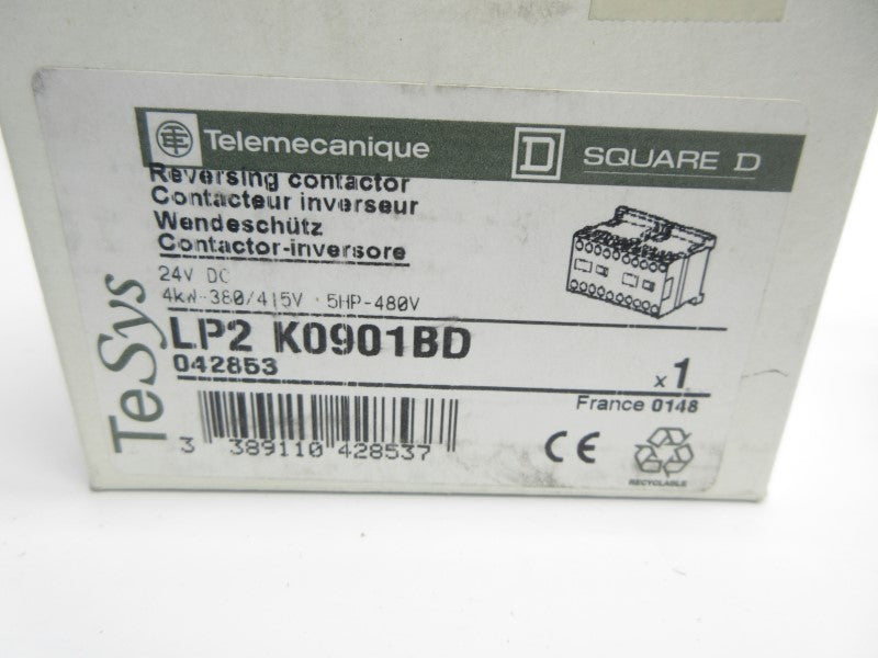TELEMECANIQUE LP2K0901BD 24VDC NSMP
