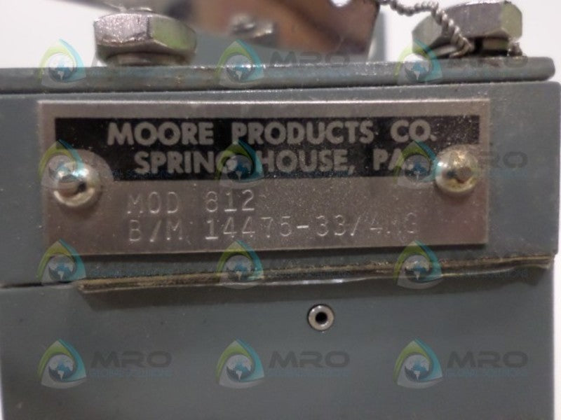 MOORE 612 14775-33/4NG PNEUMATIC PRESSURE RELAY UNMP