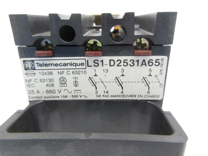 TELEMECANIQUE LS1-D2531A65 660V 25A NSNP