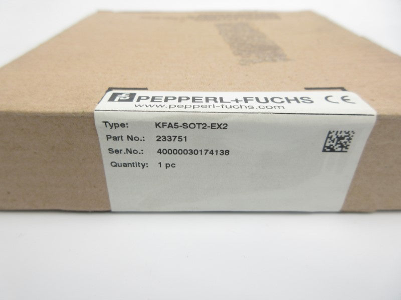 PEPPERL+FUCHS KFA5-SOT2-EX2 233751 40VDC NSMP