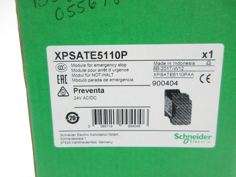 SCHNEIDER ELECTRIC XPSATE5110P 24VAC/DC NSMP