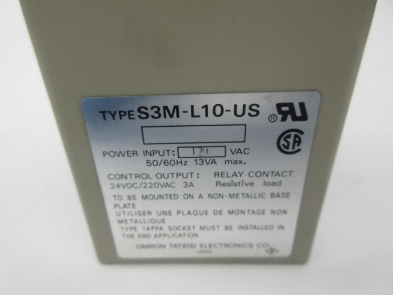 OMRON S3M-L10-US 120VAC NSNP