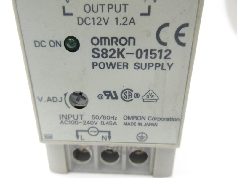 OMRON S82K-01512 100-240VAC 0.45A NSNP