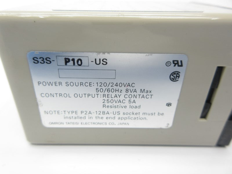OMRON S3S-P10-US 120/240VAC NSNP