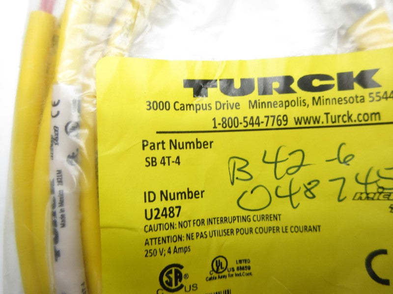 TURCK SB4T-4 U2487 250V 4A NSMP