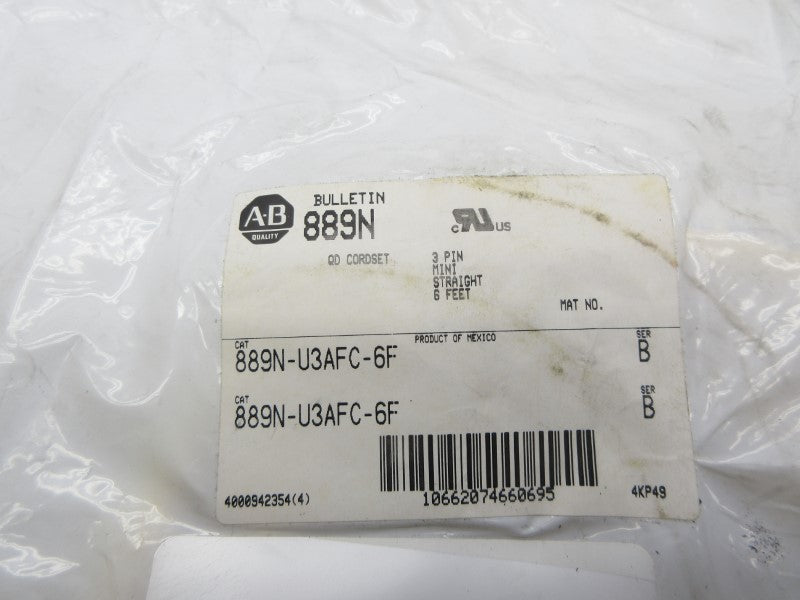 ALLEN BRADLEY 889N-U3AFC-6F SER. B NSMP