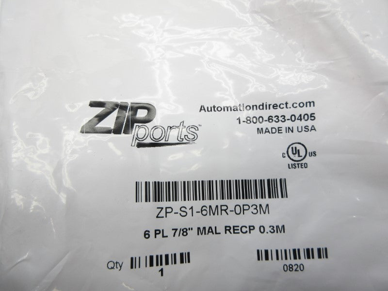 ZIP PORTS ZP-S1-6MR-0P3M NSMP