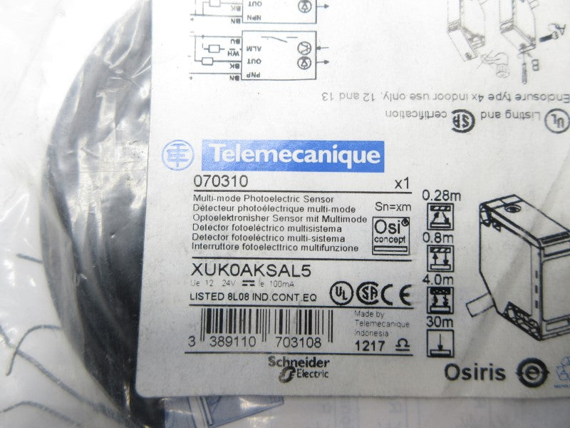 TELEMECANIQUE XUKOAKSAL5 12-24V NSMP