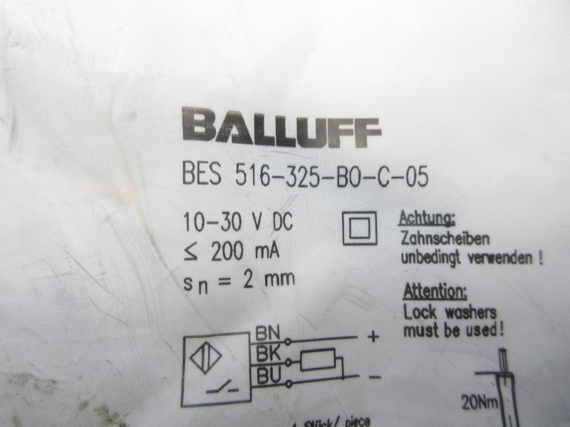 BALLUFF BES516-325-BO-C-05 10-30VDC NSMP