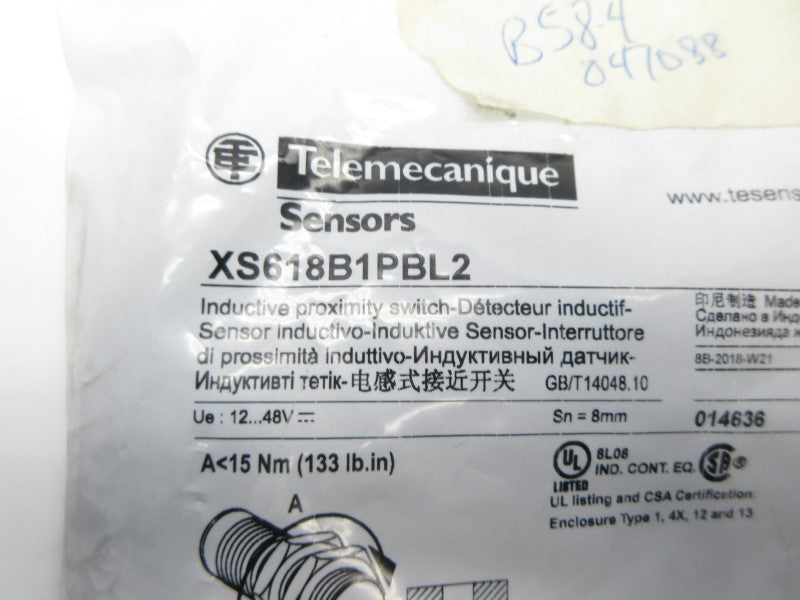 TELEMECANIQUE XS618B1PBL2 12-48V NSMP
