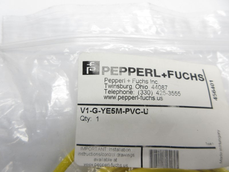 PEPPERL+FUCHS V1-G-YE5M-PVC-U NSMP