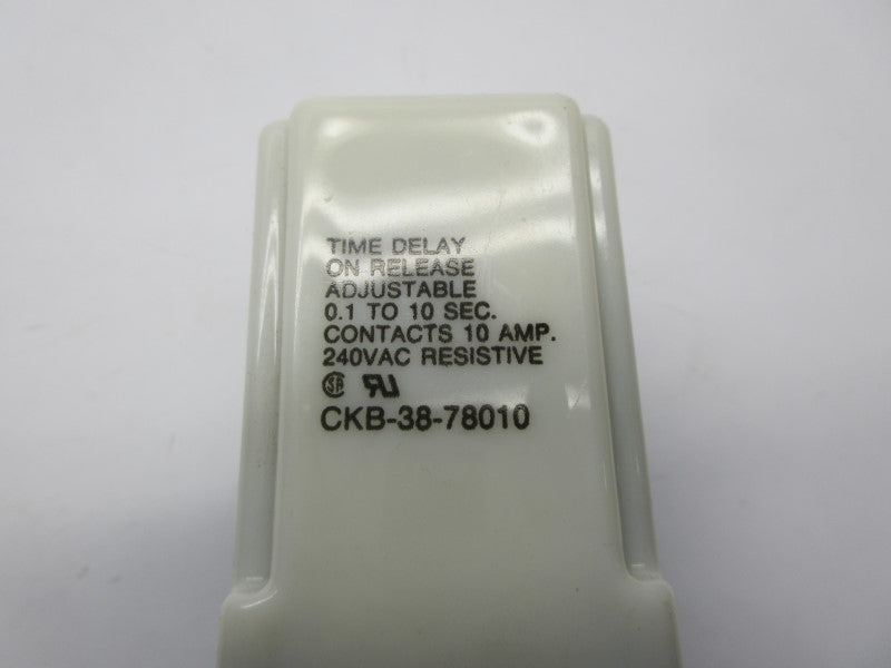 POTTER & BRUMFIELD CKB-38-78010 240VAC 10A 0.1-10S UNMP